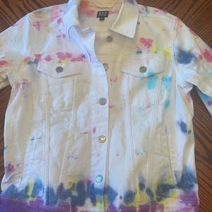 🥳NWOT🥳 Gap tie dye Denim Jacket